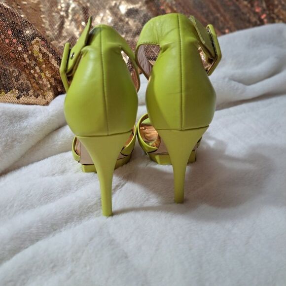 BCBGeneration Lime Heels in Box worn once. - Picture 12 of 16